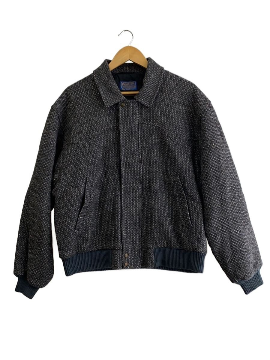 Pendleton Wool Blouson Jacket M Gray Classic Style - image 1