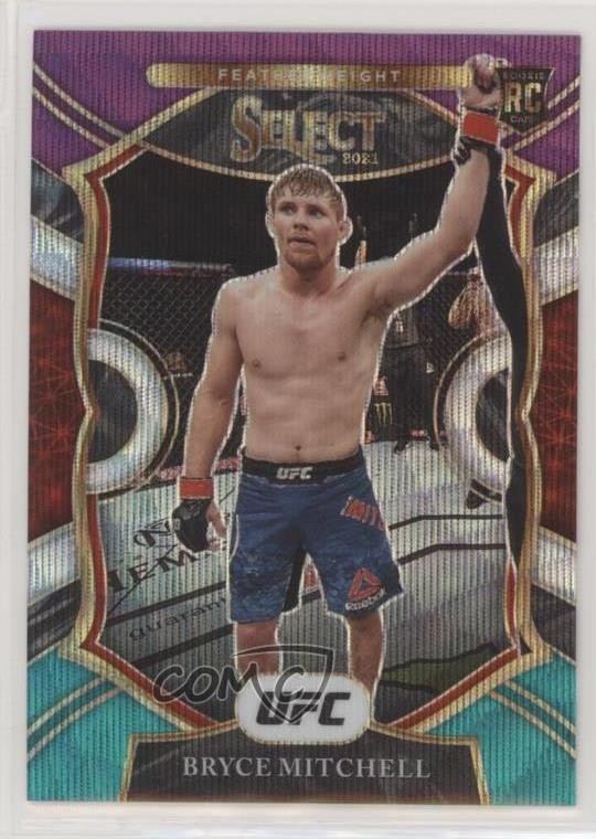 2021 Panini Select UFC Concourse Tri-Color Prizm Bryce Mitchell #81 yl8