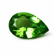 Natural Peridot Green Pear Cut 9.27 Ct CERTIFIED Loose Gemstone