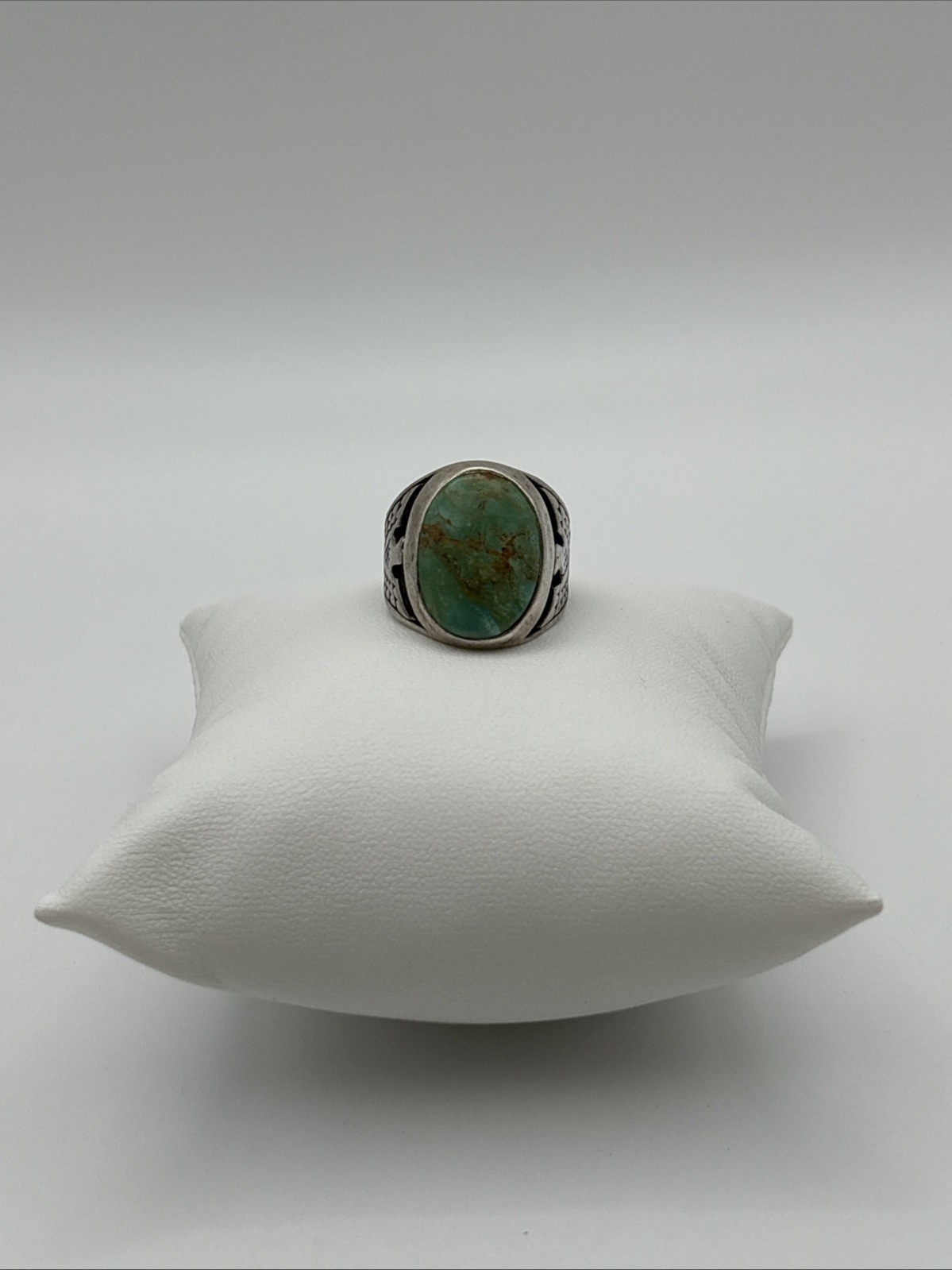 Thunderbird Ring Size 9.25 Kingman Turquoise Ster… - image 1