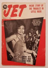 Jet Magazine August 27 1959 Eartha Kitt~Civil Rights~Platters Sex Case~1950s