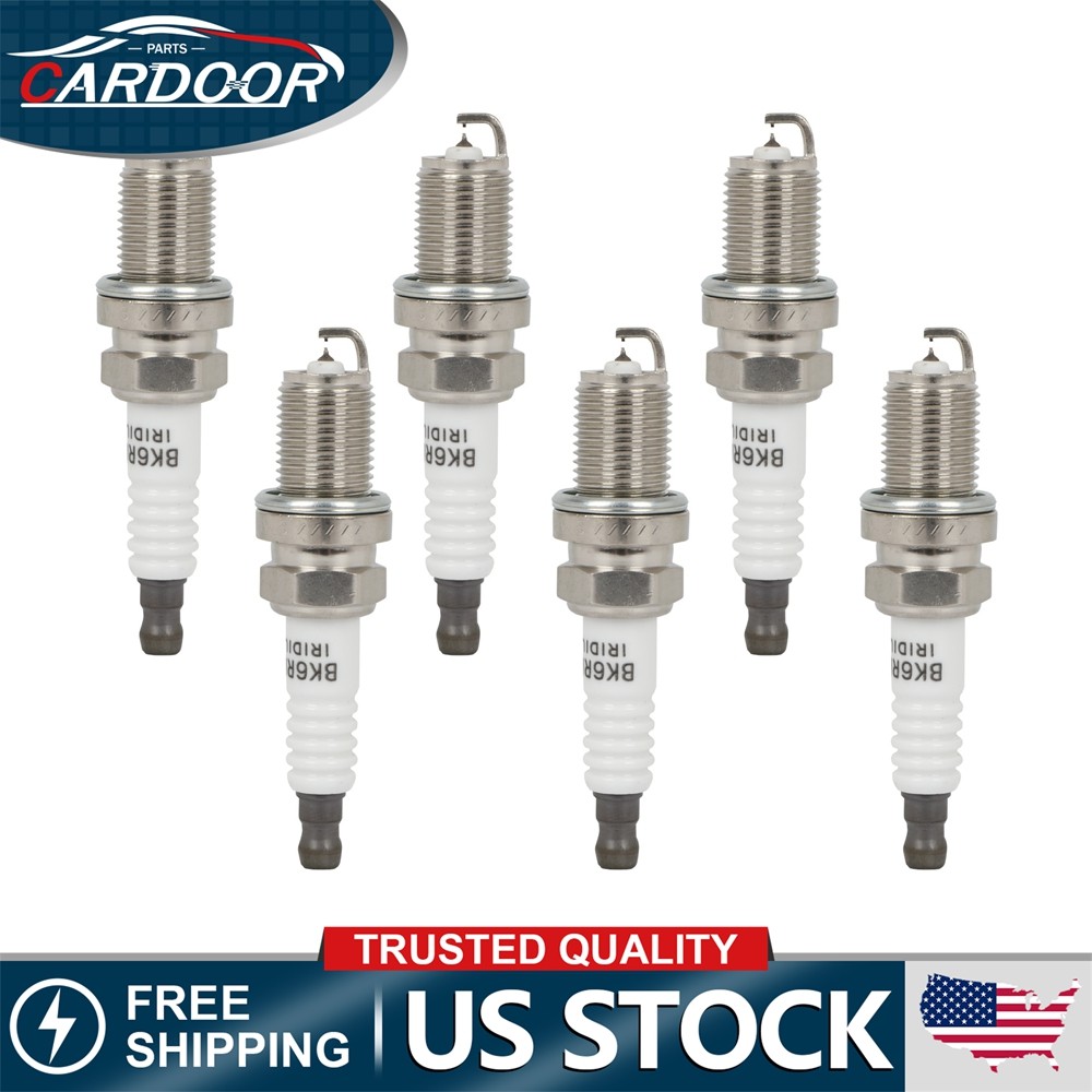6pcs Iridium  Platinum Spark Plugs For 2004-20072009 Mitsubishi Galant 3.8L V6