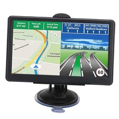GPS Navigator for Car Truck RV, 7 Inch Touch Screen, Latest 2025 Maps for Car 