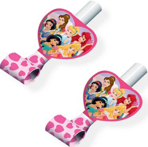 Disney Princess Blowouts.~Suministros de fiesta/favores de fiesta-Sello distintivo (3 juegos de 8 quilates) Foto 3 de 4