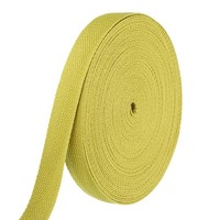 Baumwollband 1 Zoll 15.3 Yard Polyester Baumwollband Riemen Gelb