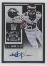 2015 Panini Contenders Rookie Playoff Ticket 122/199 Jordan Hicks #286 Auto n1u