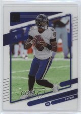 2021 Panini Clearly Donruss Lamar Jackson #4 0w4r
