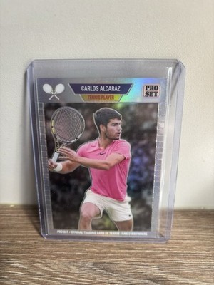 2024 Leaf Pro Set #PSB-9 Carlos Alcaraz /20 Silver Refractor