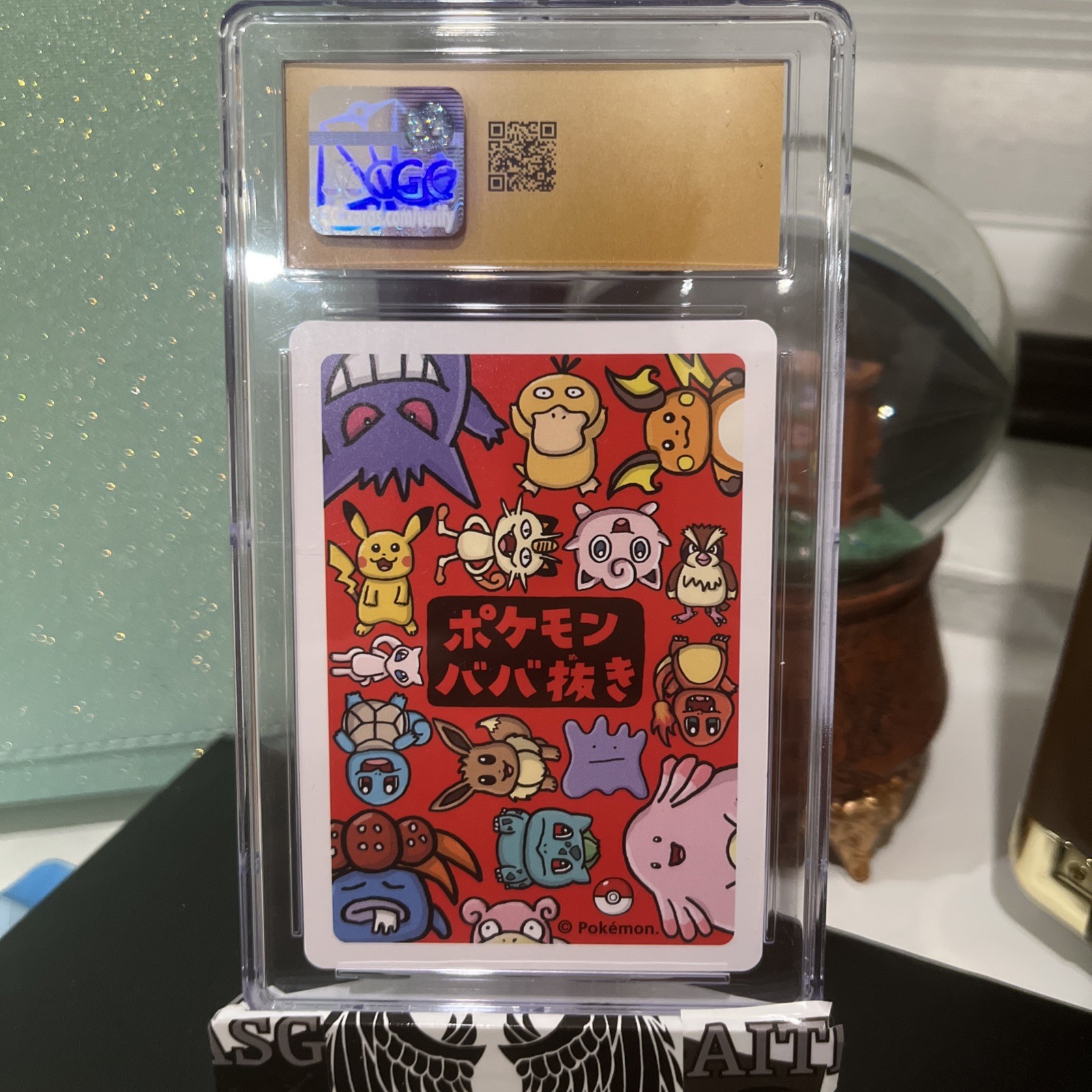CGC Prestine 10 Pokemon 2019 Japanese Old Maid Spare Card
