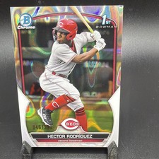 2023 Bowman - Chrome Prospects Hector Rodriguez #BCP-95 Lava Refractor /399 (RC)