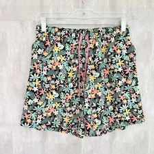 Chubbies Swim Trunks Mens Medium 5.5” Inseam Floral Toucan Tropical Board Shorts