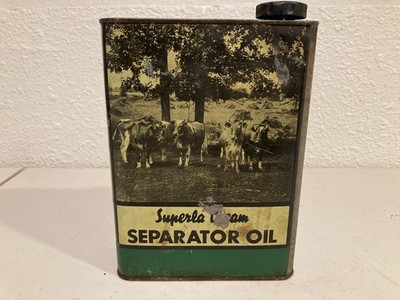 Vintage Superla Cream Separator Standard Oil Company Half Gallon
