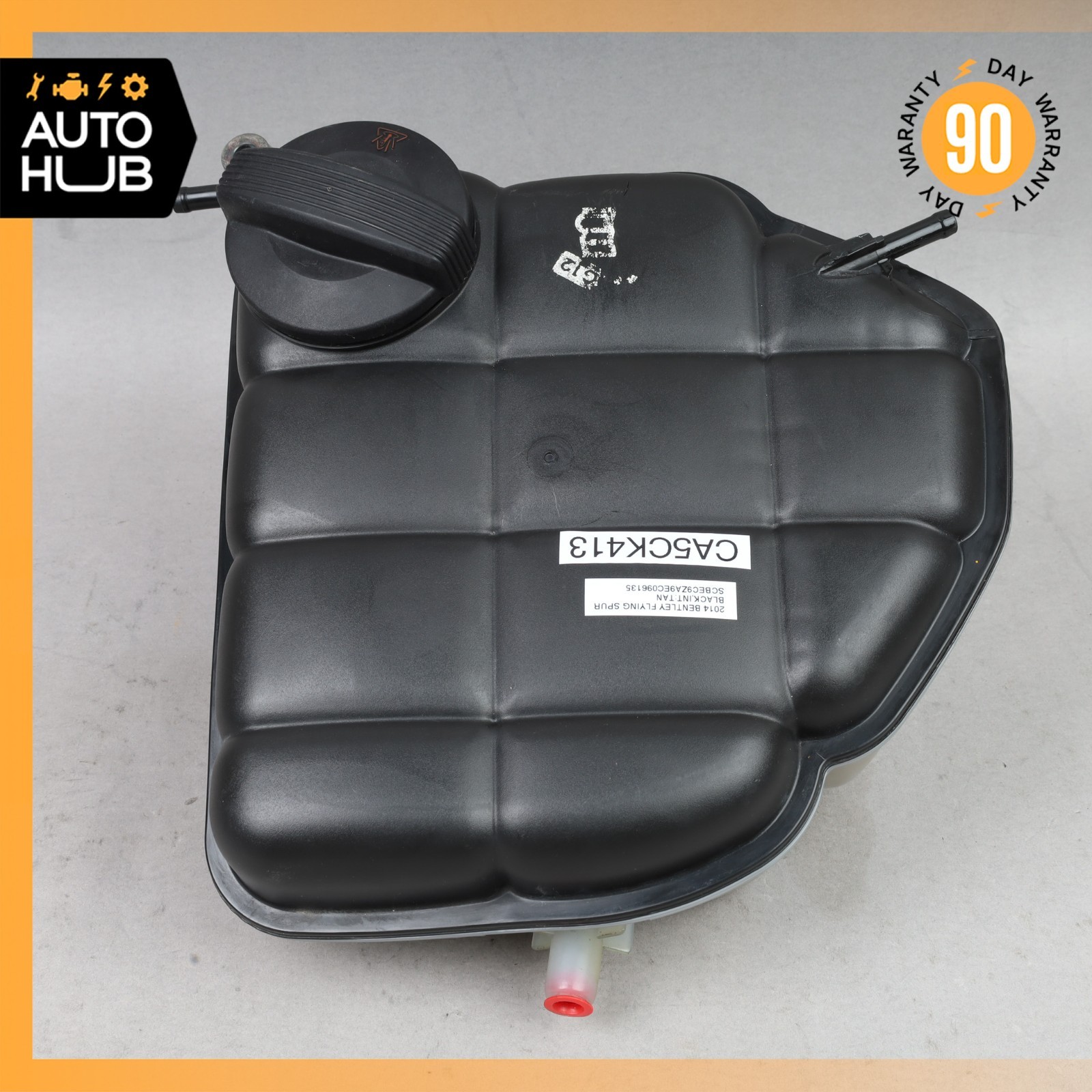 03-18 Bentley Flying Spur Coolant Reservoir Overflow Expansion Tank OEM