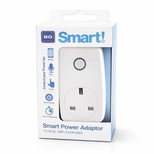 BG Smart 13A WiFi Plug Socket Power Adaptor Alexa Google Home Compatible 