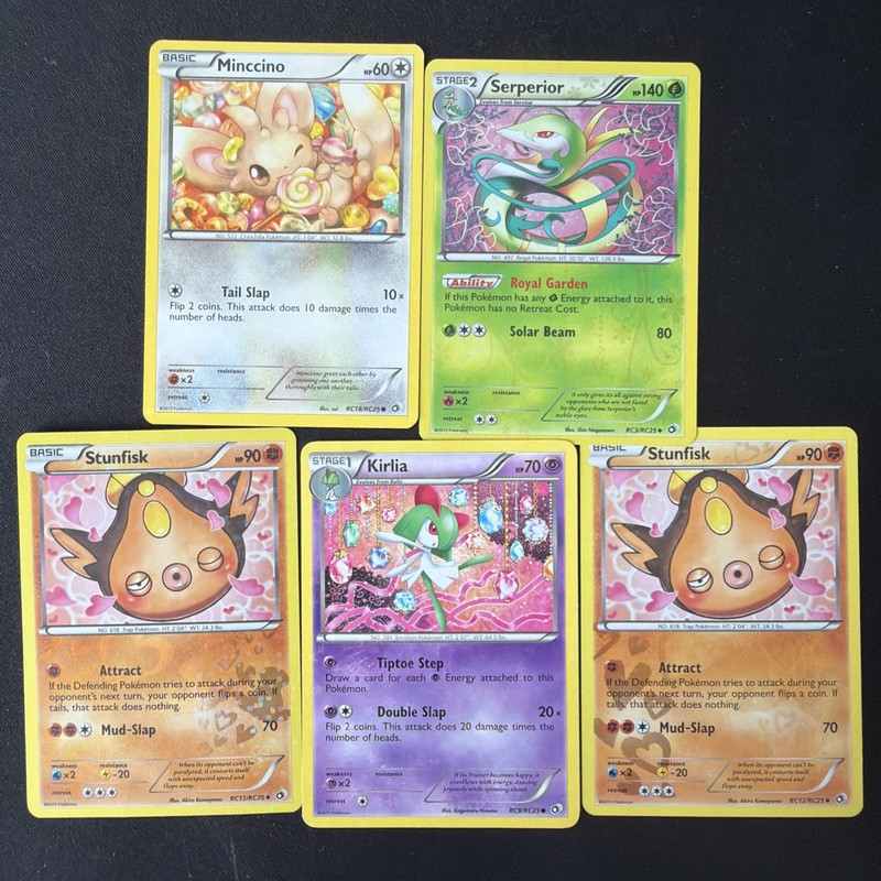 Radiant Collection Lot RC12, RC3, RC9, RC18 5 Cards Total LP 2013