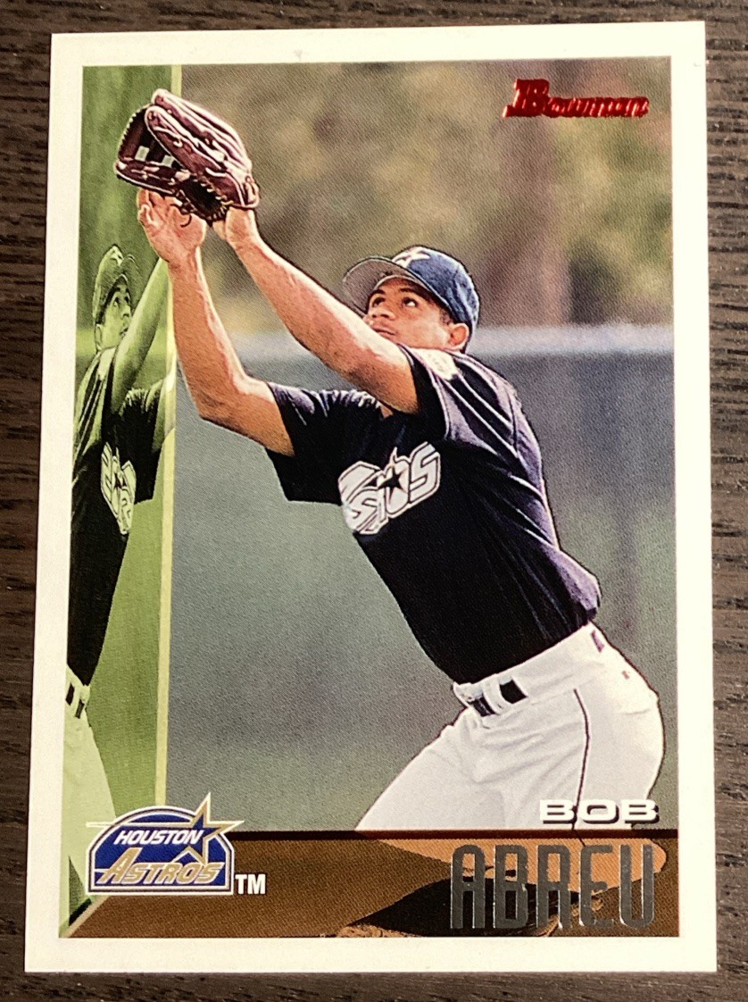 1995 Bowman #4 Bob Bobby Abreu Rookie Card Houston Astros Philadelphia Phillies!
