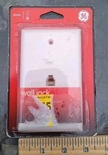 Phone Wall Jack Plate Cover With Screws, RJ-11      