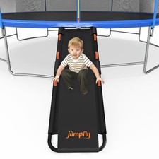 Universal Trampoline Slide Ladder With Handles Tear Resistant Fabric Orange