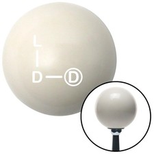 White Shift Pattern 55n Ivory Shift Knob W M16x1.5 Insert Shifter Auto Manual