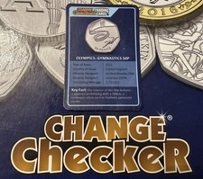 Change Checker Trading Cards 50p Olympic gymnastics  ￼￼ - Available on eBay