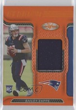 2022 Certified New Generation Jerseys Mirror Orange /249 Bailey Zappe 5y3