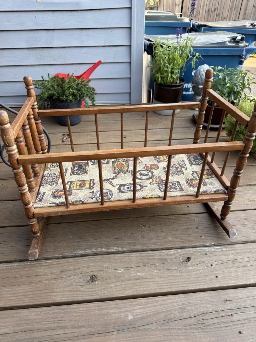Baby Doll Crib Vintage Cribs Furniture Vintage Rocker Baby Doll