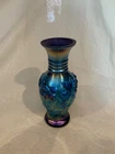 Fenton 2005 Family Event Exclusive  Blue Favrene Bud Vase