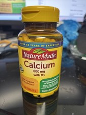 Calcium 600 Mg with Vitamin D3, Dietary Supplement for Bone Support, 120 Tablets