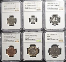 Lot Of 6 Great Britain Coins All NGC Graded - #5
