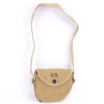 Replica M1928 Thompson Drum Magazine Pouch with Shoulder Strap AG1551