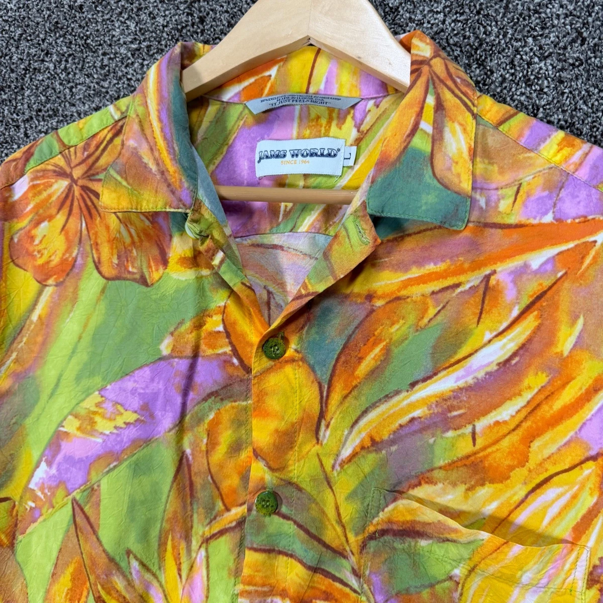 Jams World Rayon Casual Button-Down Shirts for Men for sale | eBay