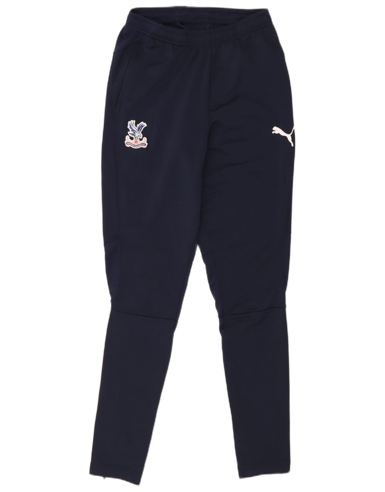 Puma Mens Crystal Palace F.C. Tracksuit Trousers Small Navy Blue Polyester DM30
