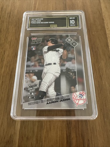 2017 TOPPS NOW AARON JUDGE • HOME RUN DERBY CHAMPION RC ROOKIE GMA 10-Gem Mint💎