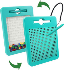 2-In-1 Double-Sided Magnetic Drawing Board for Kids Toddlers Magnet Doodle