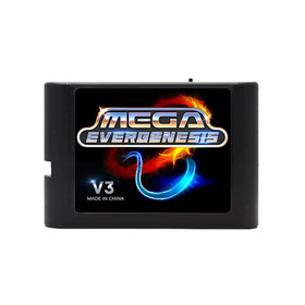 3000-in-1 Mega Genesis V3 Pro 4GB TF EDMD Game Card Sega MD/MS Console Games Lot