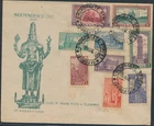 LS84488 India 1949 independence day FDC used