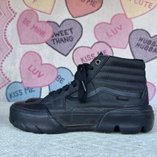 Size 7 - Vans Sk8-Hi Tapered Heavy Canvas Blackout Modular Swap It Shoes Men’s