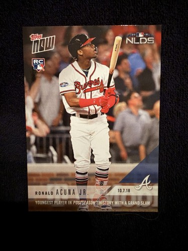2018 Topps Now 856 Ronald Acuña Jr.