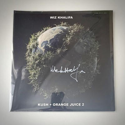 wiz khalifa ウィズカリファ　2点セット Wiz Khalifa Kush & Orange Juice 2 (Colored 2x LP) w/ SIGNED INSERT