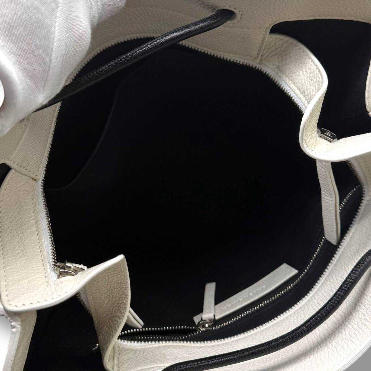 BALENCIAGA Bag: North South Shopper Tote M White W31H44D9cm w/o accessories;03 thumbnail 5