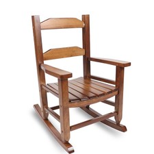 Toddler Rocking Chair Kids Wooden Indoor for Toddlers Comfy Recliner Rocker f...