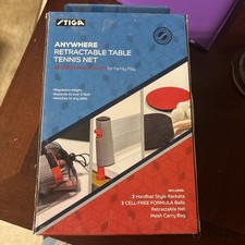 STIGA Take Anywhere Retractable Table Tennis 7 Piece Set - New