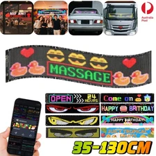 Car LED Sign Message Scrolling Screen Store Advertising Board APP Programmable