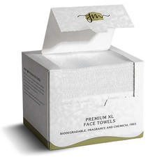 JenMom Disposable Face Towels   50 XL 10  x 12  1 Count Pack of 50 , white