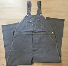 As New-Vintage Imperial STRIPE Railroad CONDUCTOR Overalls Men s W 46 X L 30