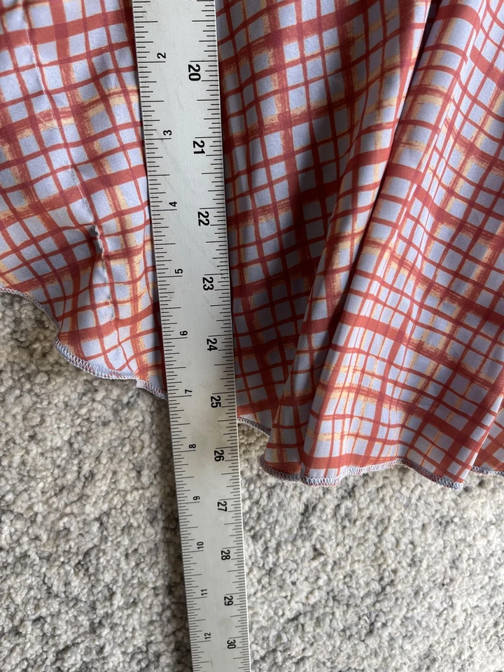 Free People Cami Top Mujer Pequeño Cuadros Encaje Ribete Prendas para Dormir Ligeras Boho Foto 2 de 4