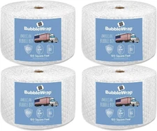 Medium Bubble Wrap, 360 Square Feet, Nylon