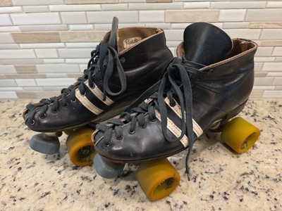 VTG Riedell Red Wing Roller Skates Sure Grip Zinger Wheels USA Men's 8.5