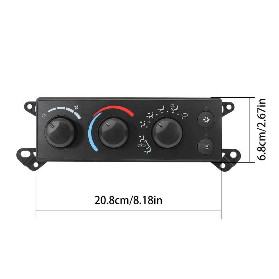 Temperature Heater Climate Control Module P55057079AB for Dodge Ram 2006-2008 - Image 2 of 4