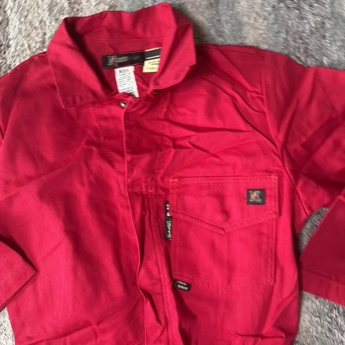 Neese Indura Westex Wear HRC2 FR Shirt Size Medium 38/40 Red Coveralls image 10